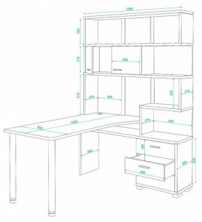 Стол компьютерный Домино СР-420/130 в Глазове - glazov.mebel24.online | фото 2