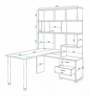 Стол компьютерный Домино СР-420130 в Глазове - glazov.mebel24.online | фото 5