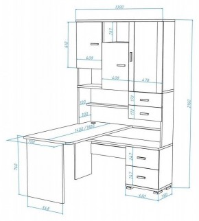 Стол компьютерный Домино СР-620/180 в Глазове - glazov.mebel24.online | фото 2