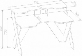 Стол компьютерный КСТ-118 в Глазове - glazov.mebel24.online | фото 3