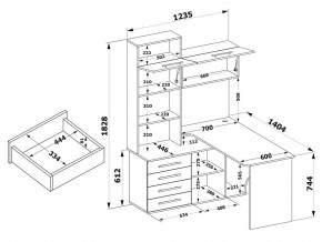 Стол компьютерный КСТ-14Л в Глазове - glazov.mebel24.online | фото 4