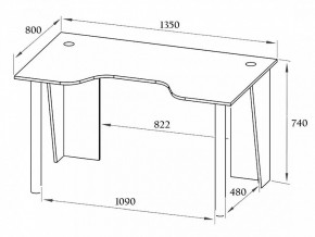 Стол компьютерный КСТ-18 в Глазове - glazov.mebel24.online | фото