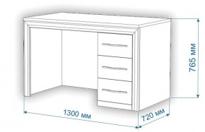 Стол компьютерный Нобиле СтЯ130+НСт130Д в Глазове - glazov.mebel24.online | фото 3