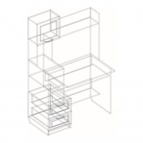 Стол компьютерный "ДА-12" Александрия в Глазове - glazov.mebel24.online | фото 3