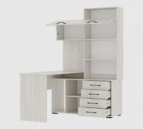 Стол компьютерный "ПКС-11" ЛЕВЫЙ (дуб крафт белый) в Глазове - glazov.mebel24.online | фото 2