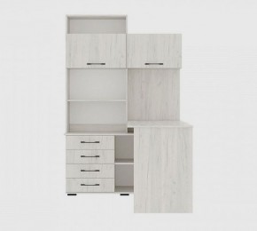 Стол компьютерный "ПКС-11" ПРАВЫЙ (дуб крафт белый) в Глазове - glazov.mebel24.online | фото 3