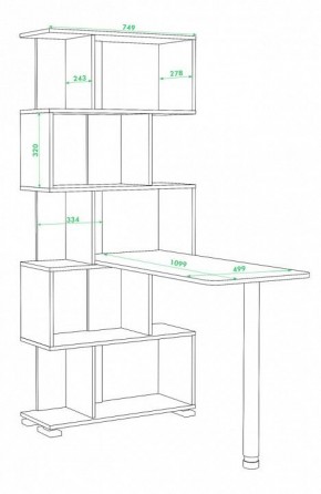 Стол компьютерный СЛ-5СТ в Глазове - glazov.mebel24.online | фото 2