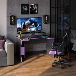 Стол компьютерный ВАРДИГ K1 120x82, антрацит/фиолетовый в Глазове - glazov.mebel24.online | фото 4