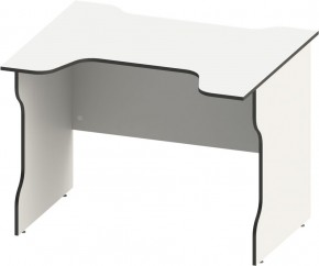 Стол компьютерный ВАРДИГ K2 100x82, белый/черный в Глазове - glazov.mebel24.online | фото 2