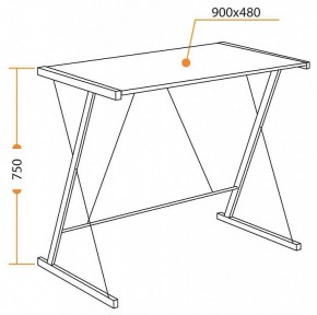 Стол компьютерный WD-09 в Глазове - glazov.mebel24.online | фото 6