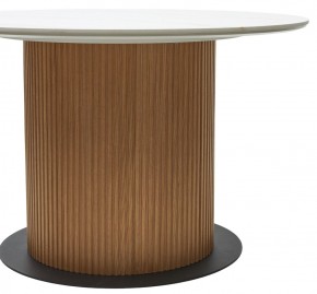 Стол MESA D120 цвет БЕЛЫЙ МРАМОР M326 / Каркас OAK, ®DISAUR в Глазове - glazov.mebel24.online | фото 6