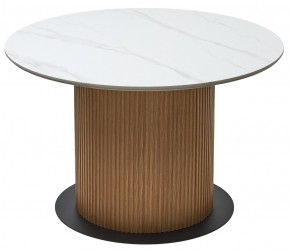 Стол MESA D120 цвет БЕЛЫЙ МРАМОР M326 / Каркас OAK, ®DISAUR в Глазове - glazov.mebel24.online | фото 7