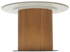Стол MESA D120 цвет БЕЛЫЙ МРАМОР M326 / Каркас OAK, ®DISAUR в Глазове - glazov.mebel24.online | фото 8