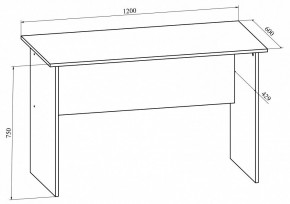 Стол офисный Офис ОФ-112К в Глазове - glazov.mebel24.online | фото 4