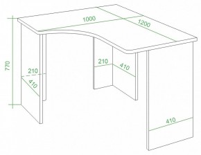 Стол письменный Домино Lite СКЛ-Угл120 в Глазове - glazov.mebel24.online | фото 4