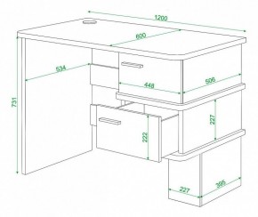 Стол письменный Домино СД-15С в Глазове - glazov.mebel24.online | фото 4