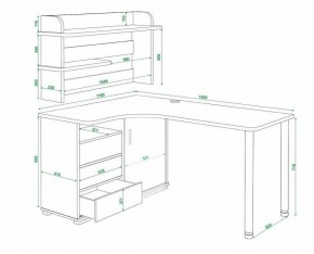 Стол письменный Домино СР-145СМ в Глазове - glazov.mebel24.online | фото 5