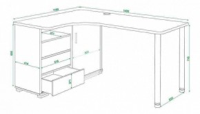 Стол письменный Домино СР-145СМ в Глазове - glazov.mebel24.online | фото 5