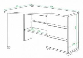 Стол письменный Домино СР-322С в Глазове - glazov.mebel24.online | фото 2