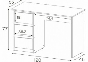 Стол письменный Идена в Глазове - glazov.mebel24.online | фото 4