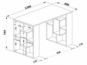 Стол письменный СПм-15 в Глазове - glazov.mebel24.online | фото 3