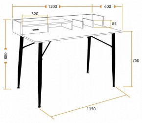 Стол письменный WD-13 в Глазове - glazov.mebel24.online | фото