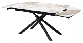 Стол RIVOLI 140 GLOSS LUXURY PANDORA SOLID CERAMIC / BLACK, ®DISAUR в Глазове - glazov.mebel24.online | фото 6