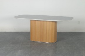 Стол TAMPA 180 цвет БЕЛЫЙ МРАМОР M326, керамика / Каркас OAK, ®DISAUR в Глазове - glazov.mebel24.online | фото 10