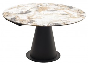 Стол TERAMO 135 GLOSS GRAND JADE SOLID CERAMIC, керамика, поворотн.механизм / Черный каркас, ®DISAUR в Глазове - glazov.mebel24.online | фото 15