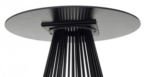 Стол TERNI 120 MATT BLACK MARBLE SOLID CERAMIC Черный мрамор матовый, керамика /Черн.каркас, ®DISAUR в Глазове - glazov.mebel24.online | фото 6