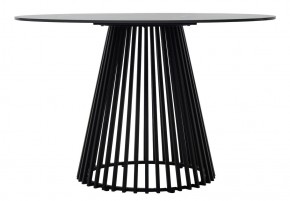 Стол TERNI 120 MATT BLACK MARBLE SOLID CERAMIC Черный мрамор матовый, керамика /Черн.каркас, ®DISAUR в Глазове - glazov.mebel24.online | фото 7