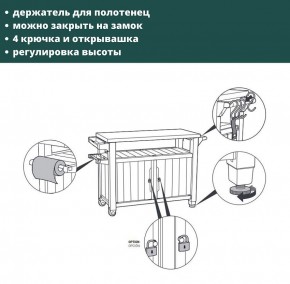 Столик для барбекю 207 Л (Unity XL 207L) в Глазове - glazov.mebel24.online | фото 9