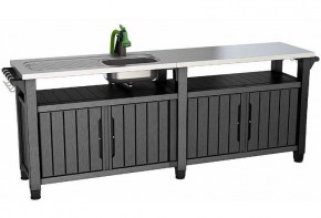 Столик для барбекю 415 Л (Unity Chef 415 L) графит в Глазове - glazov.mebel24.online | фото 3