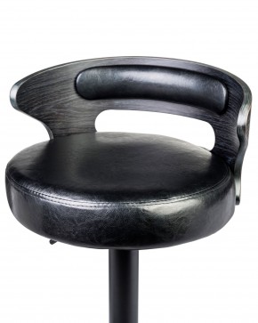 Стул барный DOBRIN FRED BLACK, чёрное дерево, чёрный в Глазове - glazov.mebel24.online | фото 6