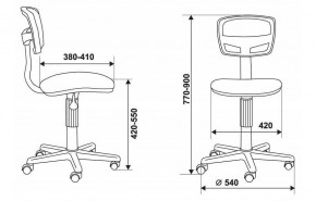 Стул компьютерный Бюрократ CH-299NX/15-21 черный в Глазове - glazov.mebel24.online | фото