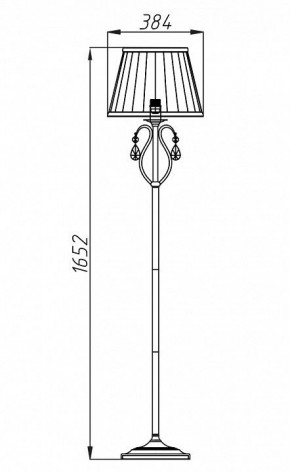 Торшер Maytoni Brionia ARM172-11-G в Глазове - glazov.mebel24.online | фото 2