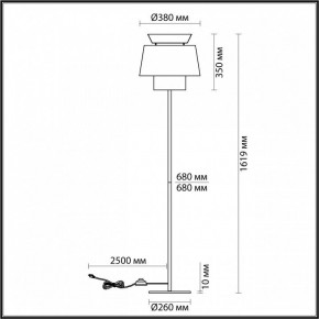 Торшер Odeon Light Kressa 4992/1F в Глазове - glazov.mebel24.online | фото 4