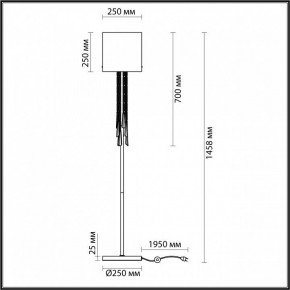 Торшер Odeon Light Nicole 4886/1F в Глазове - glazov.mebel24.online | фото 4