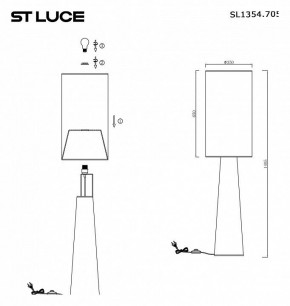 Торшер ST-Luce Jackie SL1354.705.01 в Глазове - glazov.mebel24.online | фото 5