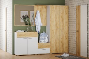 Тумба для обуви НМ 013.24 "Санти" (Белый/Крафт Золотой) в Глазове - glazov.mebel24.online | фото 3