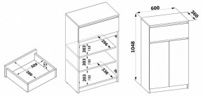 Тумба для обуви ТП-12 в Глазове - glazov.mebel24.online | фото 4