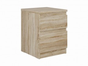 Тумба КАСТОР малая с двумя ящиками, цвет Дуб Сонома в Глазове - glazov.mebel24.online | фото