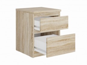 Тумба КАСТОР малая с двумя ящиками, цвет Дуб Сонома в Глазове - glazov.mebel24.online | фото 2