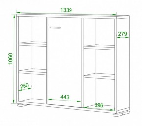 Тумба комбинированная Домино ПУ-60-2 в Глазове - glazov.mebel24.online | фото 2