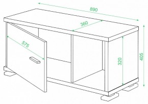 Тумба комбинированная Домино СБ-30/1 в Глазове - glazov.mebel24.online | фото 3