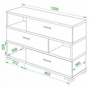 Тумба комбинированная Домино СБ-40/3-ПВК в Глазове - glazov.mebel24.online | фото 2