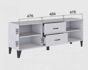 Тумба под ТВ ТВМ-6 (белый) в Глазове - glazov.mebel24.online | фото 2