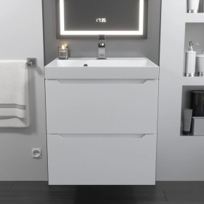 Тумба с раковиной Uperwood Tanos 50 см, подвесная, белая матовая в Глазове - glazov.mebel24.online | фото 10