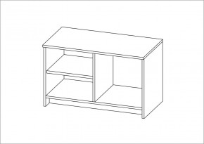 Тумба СИРИУС двухдверная низкая, цвет Дуб Венге в Глазове - glazov.mebel24.online | фото 2