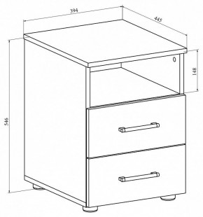 Тумбочка Офис ОФ-24 в Глазове - glazov.mebel24.online | фото 2